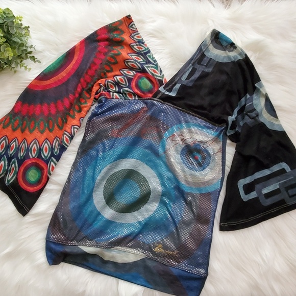 Desigual Colorful Top - Picture 1 of 4